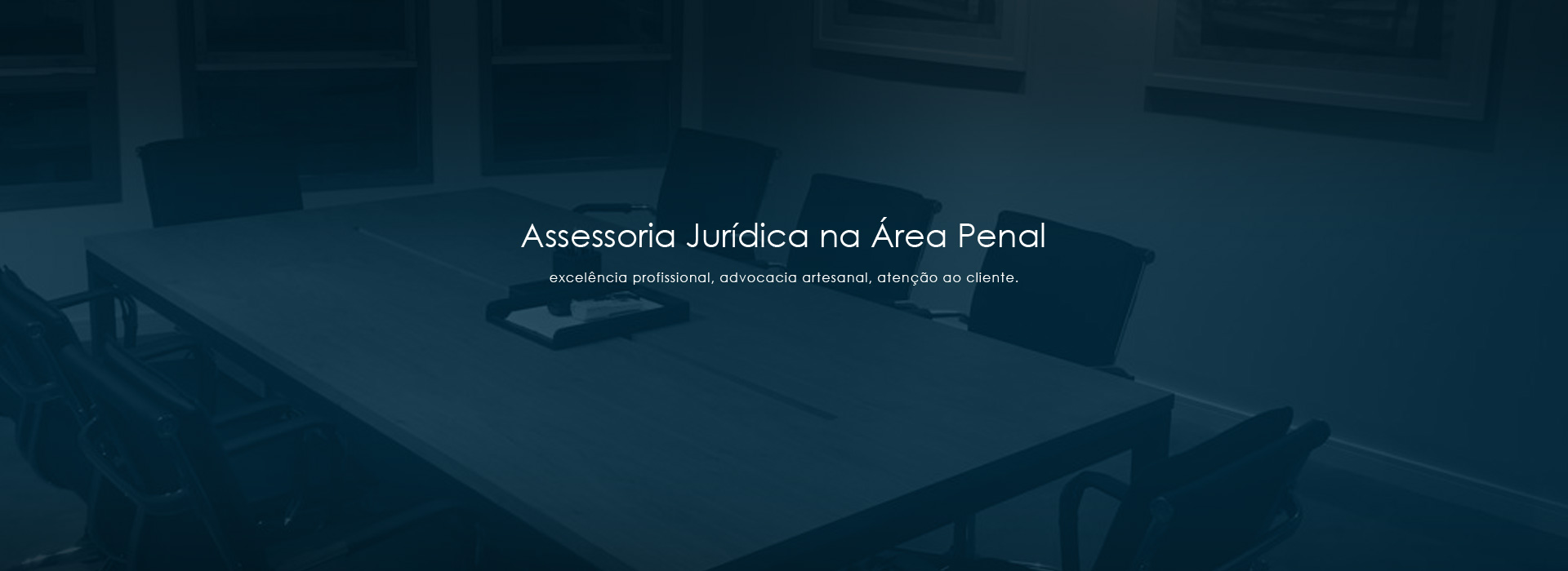 Assessoria Jurídica na área Penal